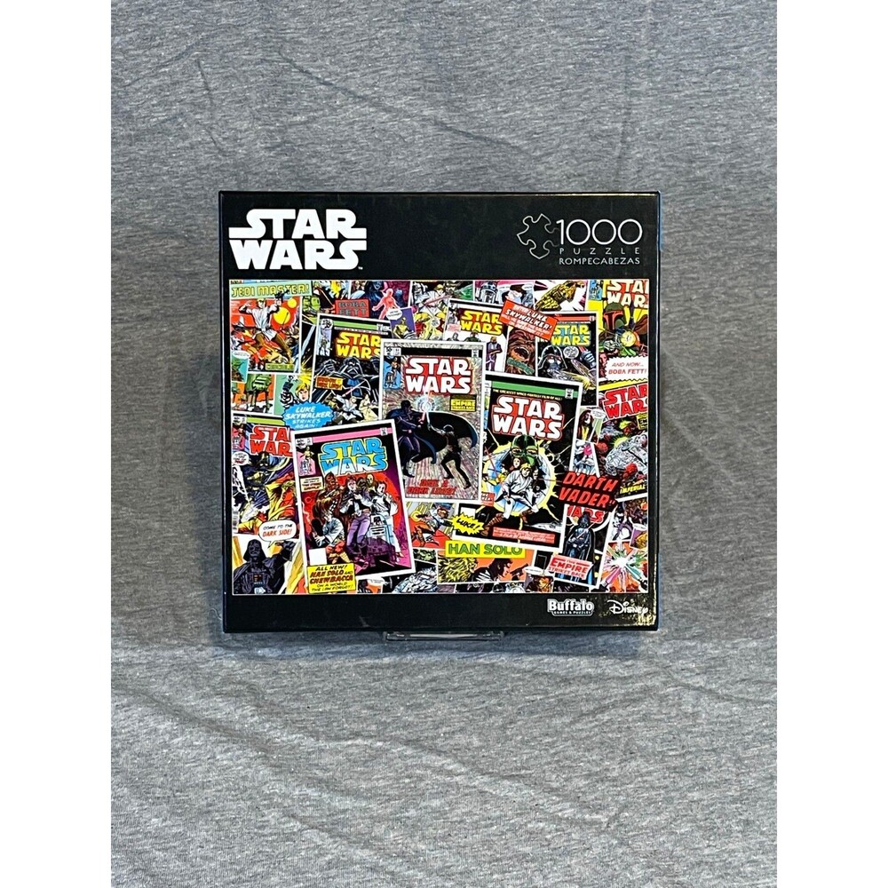 Buffalo Games & Puzzles Star Wars Comic Book Collage 1000 Piece Puzzle New